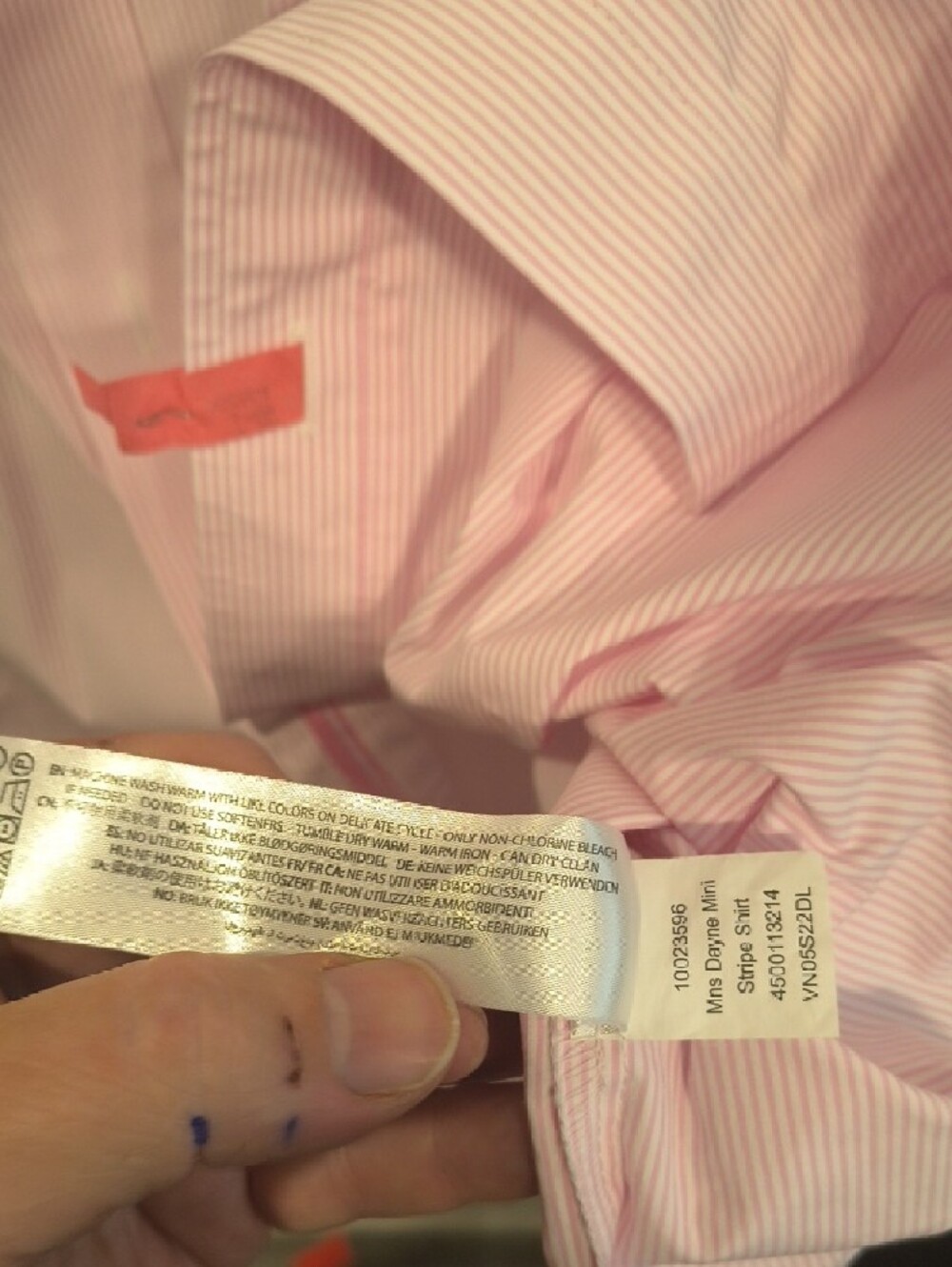 Ariat Men’s Pink Micro-Stripe Dress Shirt Pro Series XXL - Picture 4 of 5